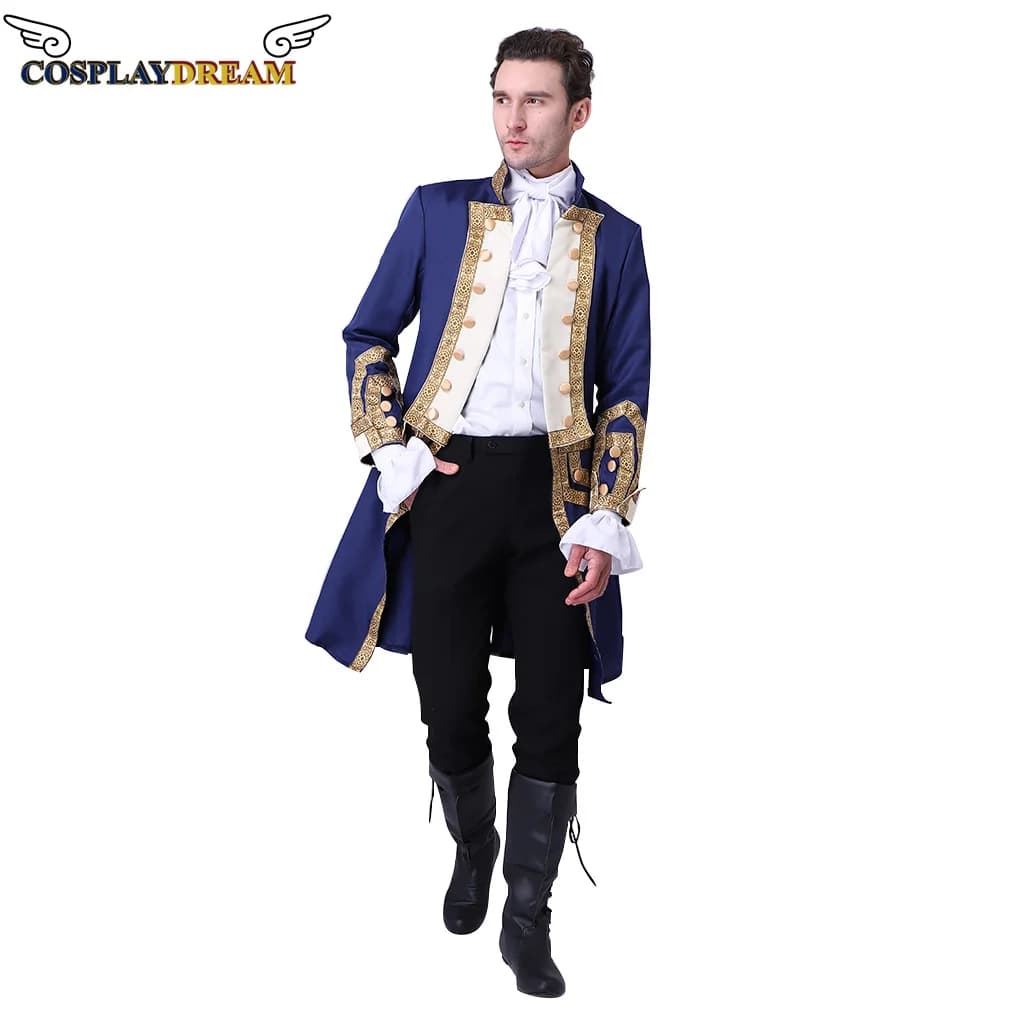 Uniforme militaire colonial pour hommes, Tailcoat, Costume médiéval victorien, Tenue Regency, Costum