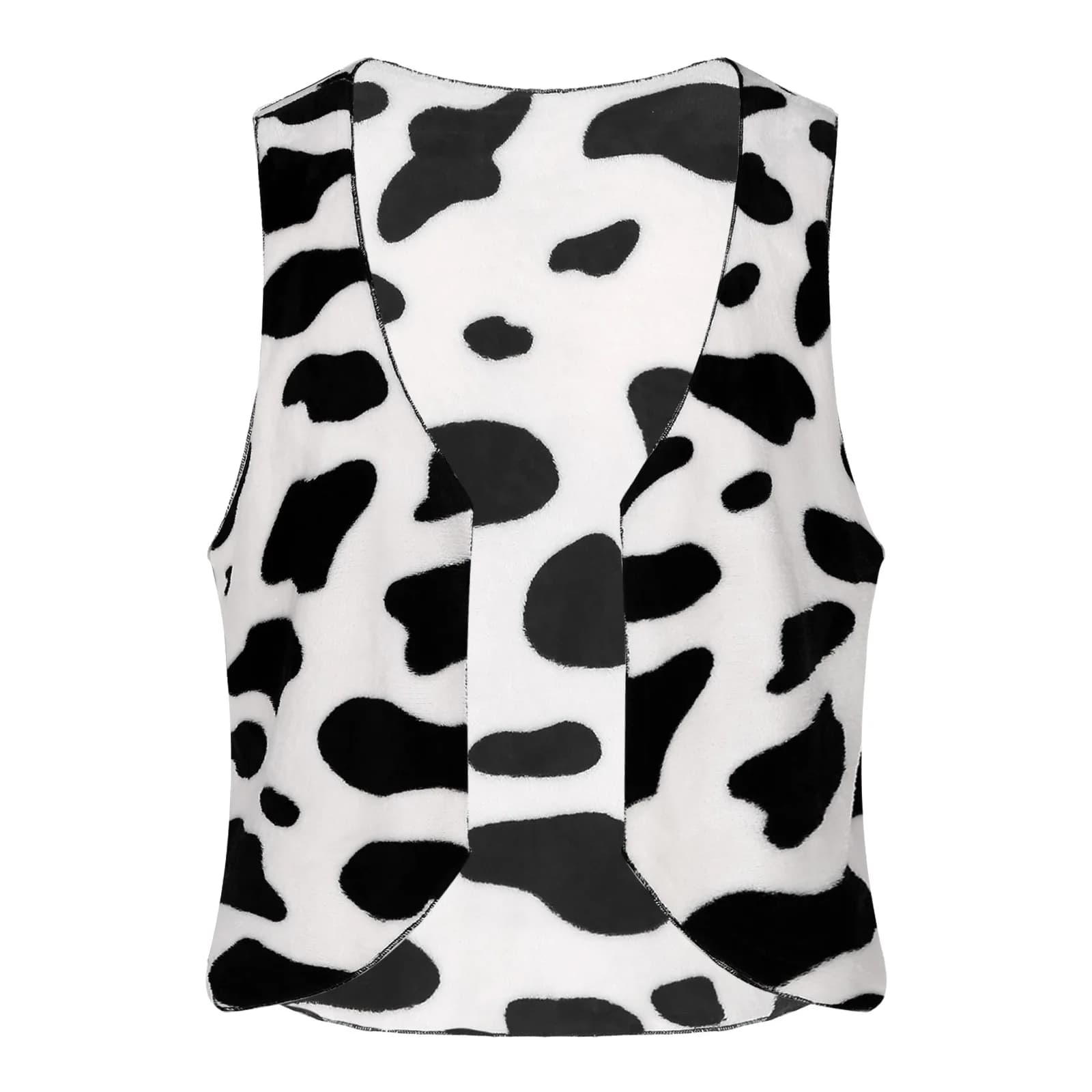 Manteau sans manches imprimé vache pour hommes, ouvert sur le devant, gilet Hippie, noël, Halloween,