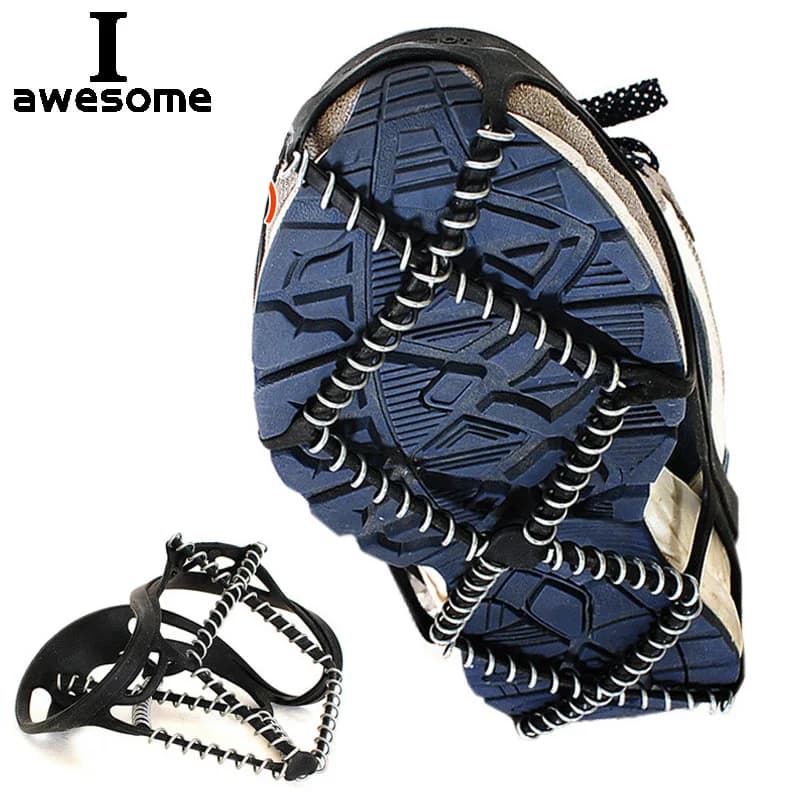 1 paire de Crampons antidérapants, poignée sur glace, parc de neige, camping, Sports de plein air, c