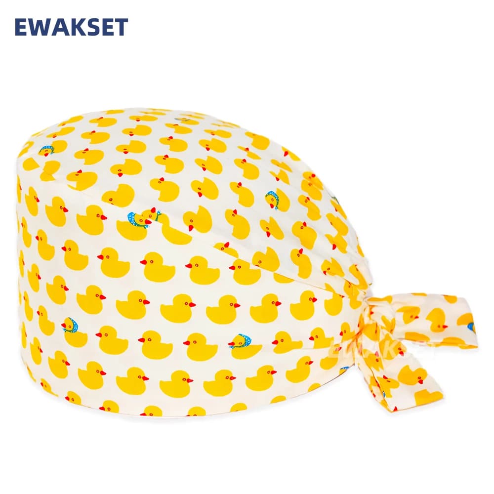 Chapeaux de travail médical et clinique unisexe, casquette de chirurgien en coton, casquettes de tra