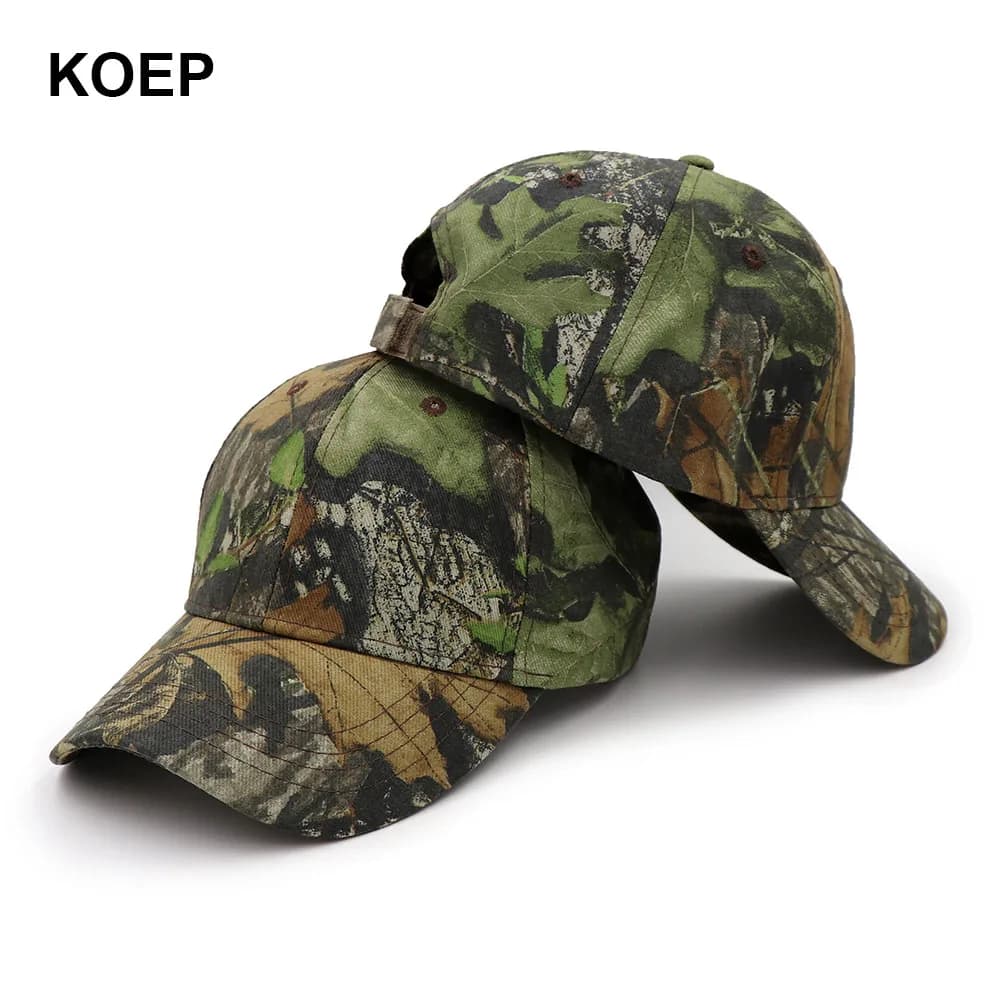 KOEP nouveauté Camouflage casquettes de Baseball Casquette Camouflage chapeaux hommes chapeau de pêc