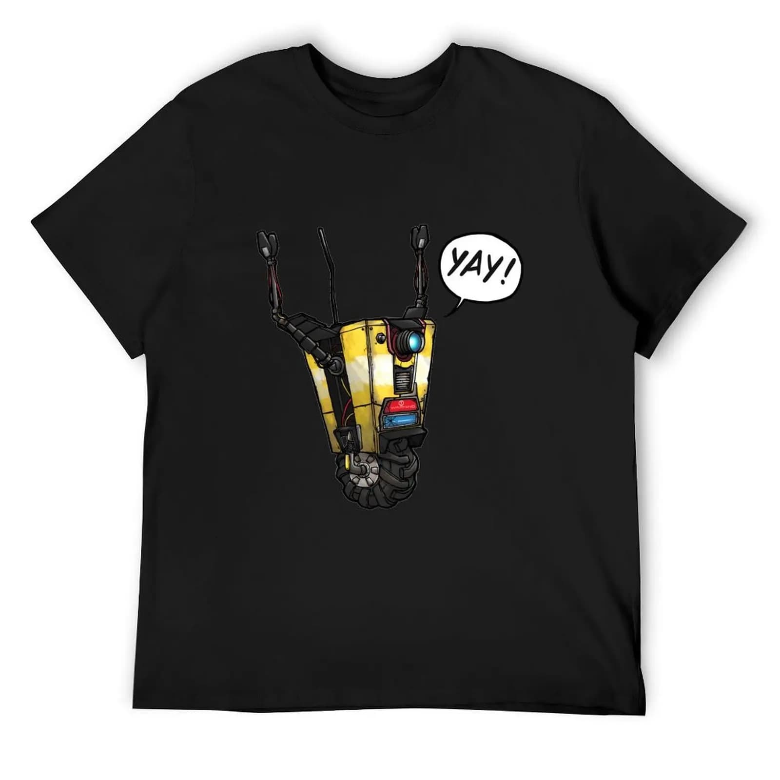 Happy Claptrap T-Shirt douane archive bleue mode coréenne chemises d'entraînement pour hommes