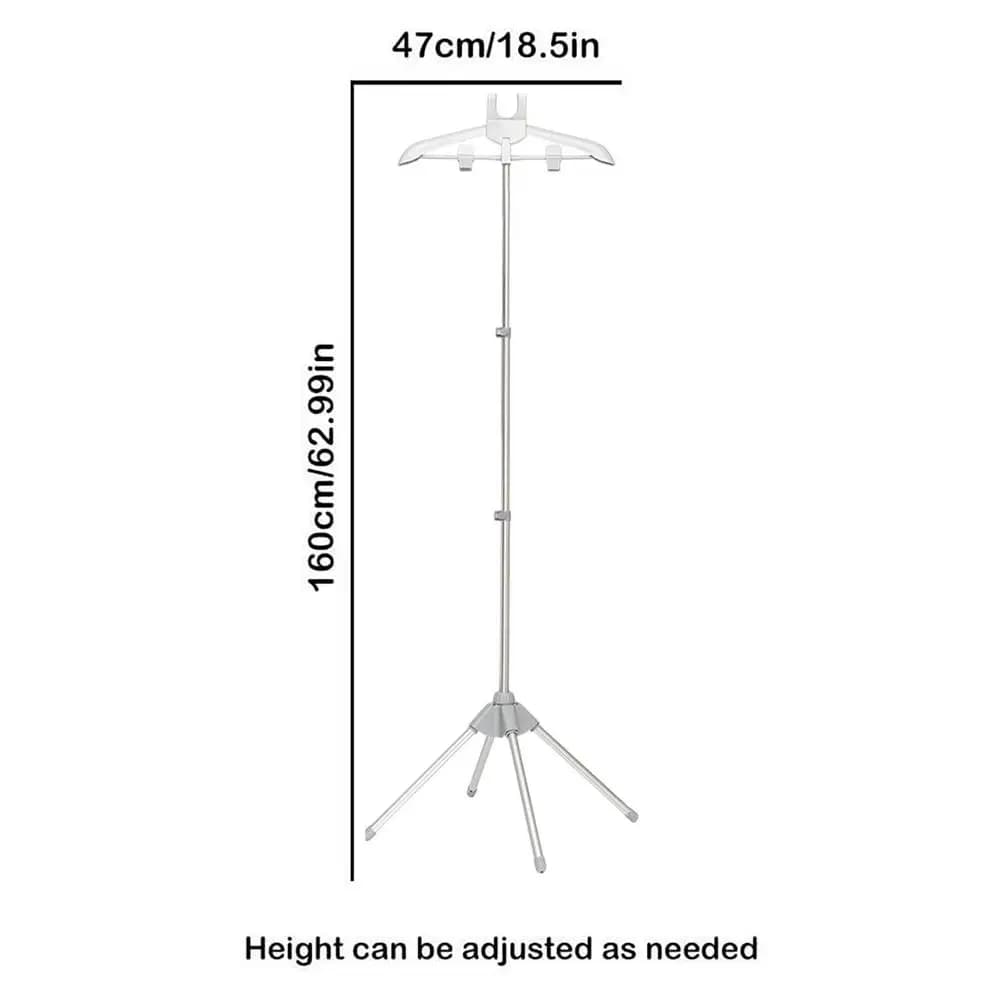 Support de steamer portable, réglable en hauteur, pliable, pour vapeur à main, pour suspendre et rep