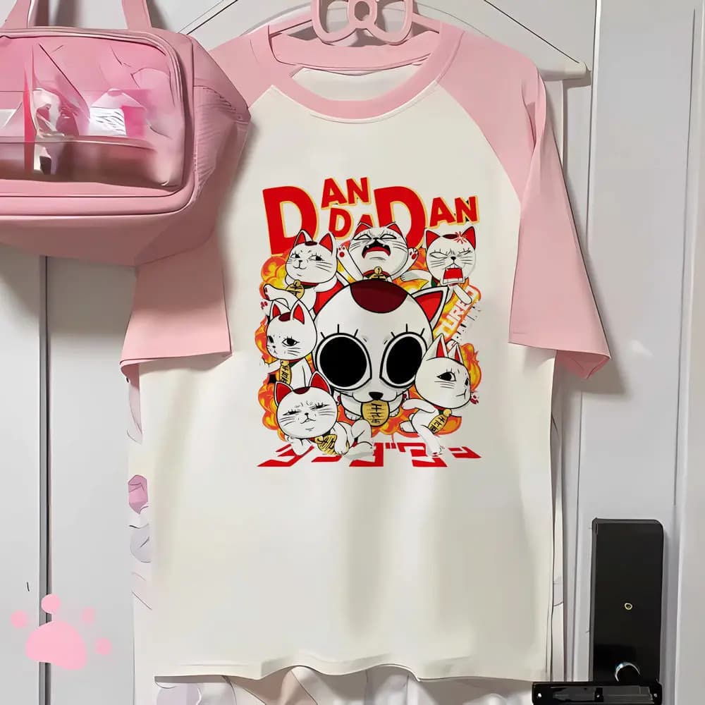 Dandadan chemise femme anime université numérique Pop Culture années 2000 haut punk t-shirts graphiq