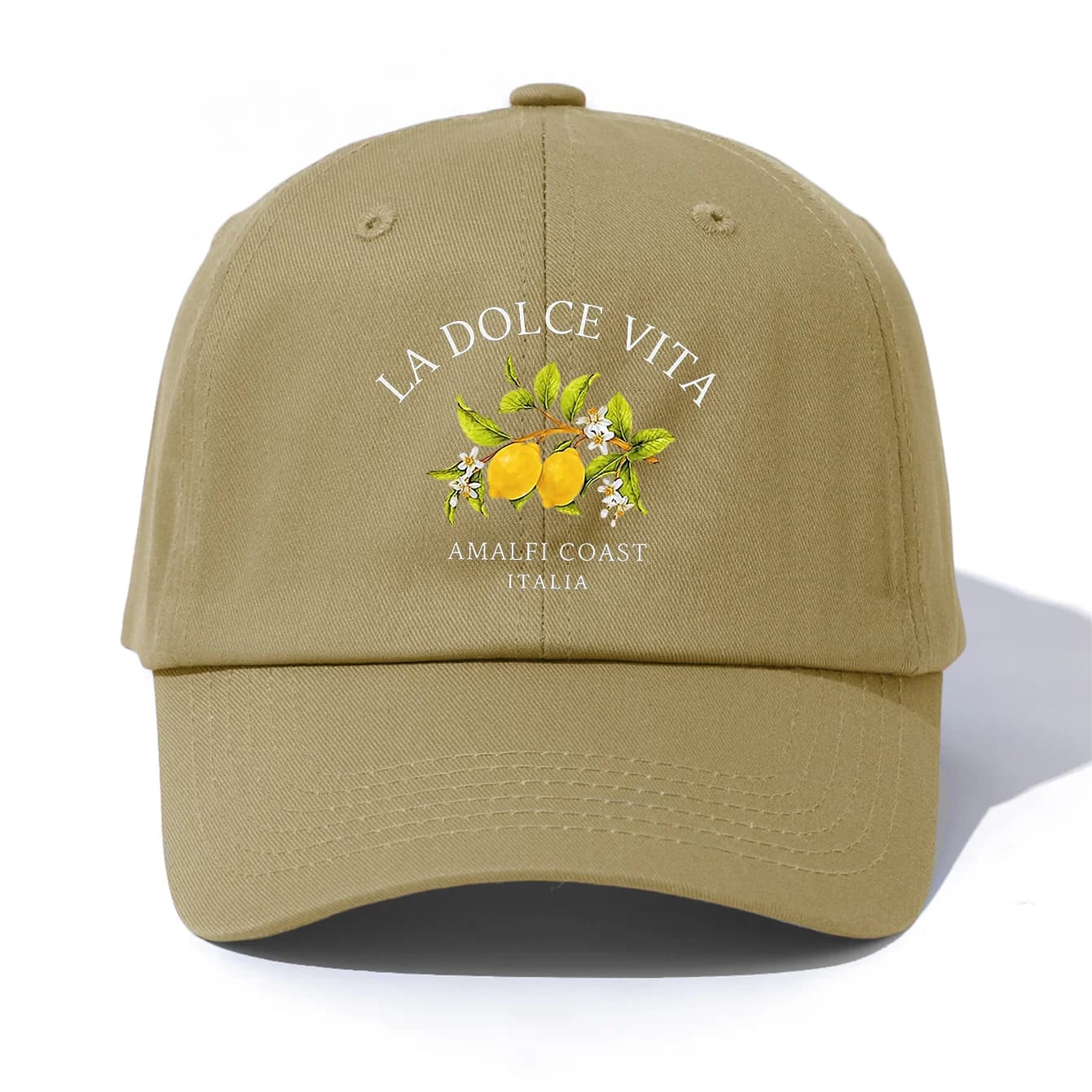 Casquette de Baseball imprimée LA DOLCE VITA pour adultes, chapeau de papa réglable et doux de Style