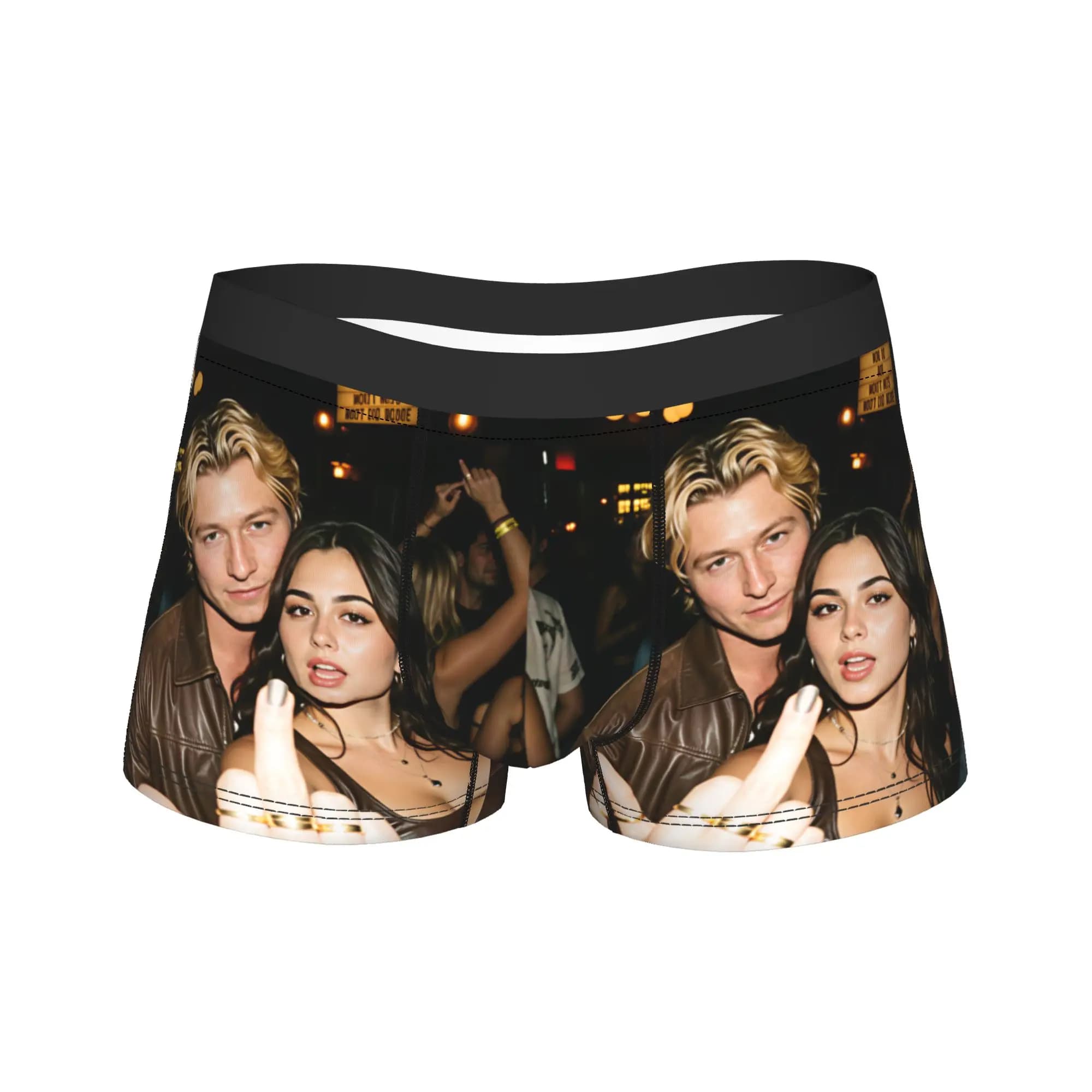 Dean & Allie Off Campus Underwear Boxer pour homme élastique, caleçon grande taille personnalisé, ve