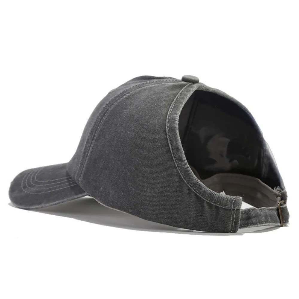 Casquette visière couleur unie, casquette de baseball délavée, casquette hip-hop JK, casquette à vis