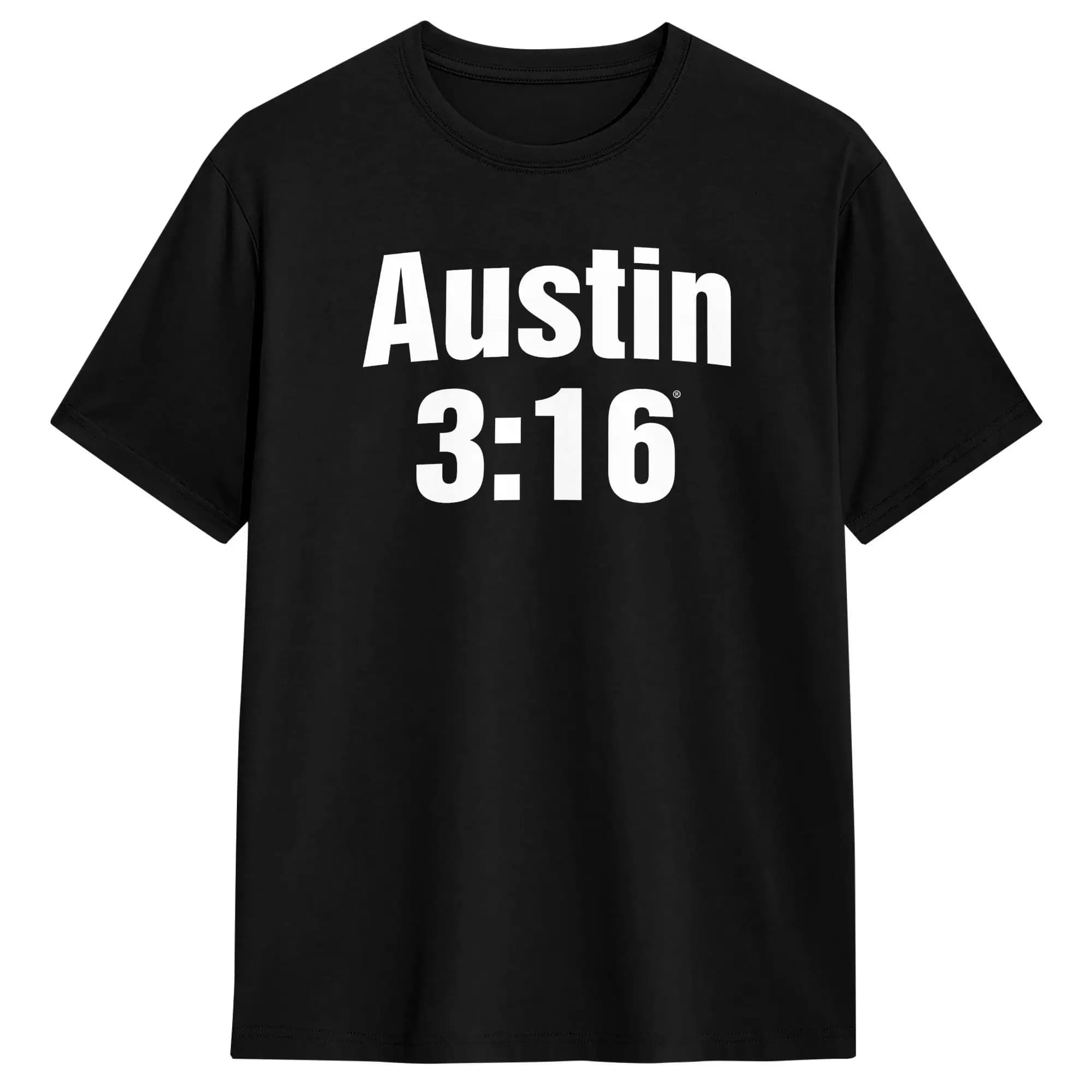 Austin Cold 3:16 T-Shirt pour hommes, T-Shirt créatif en coton, col rond, manches courtes, vêtements