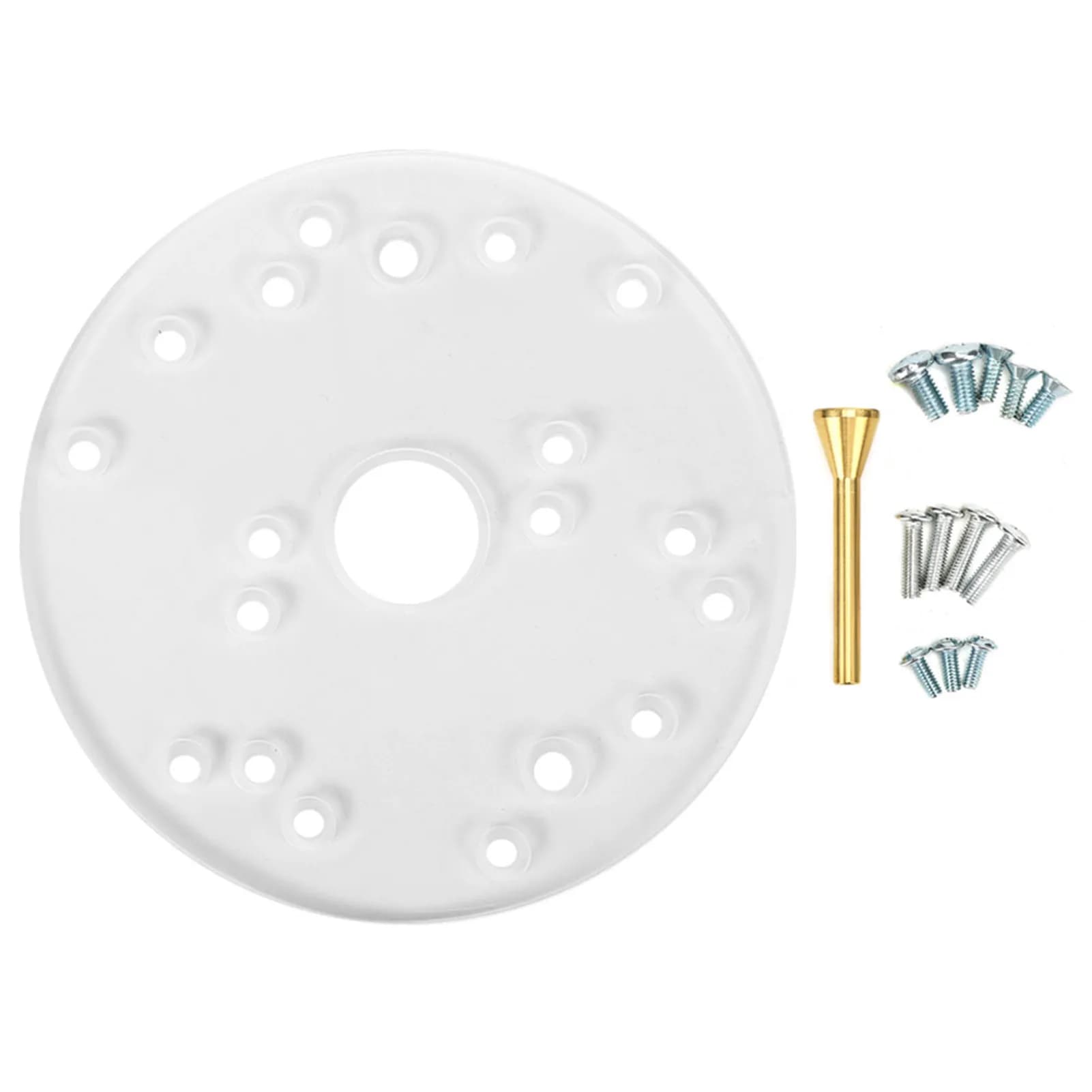 Kit de plaque de base en acrylique pour routeur, pour le travail du bois et les machines CNC - Acces