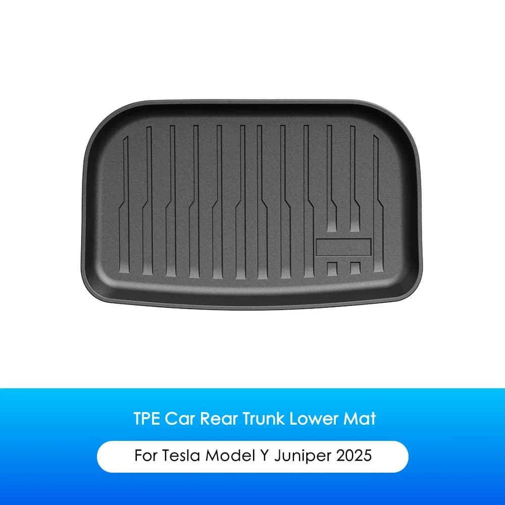 Tapis de coffre avant et arrière pour Tesla modèle Y Juniper 2025, doublure de chargement, tampons T
