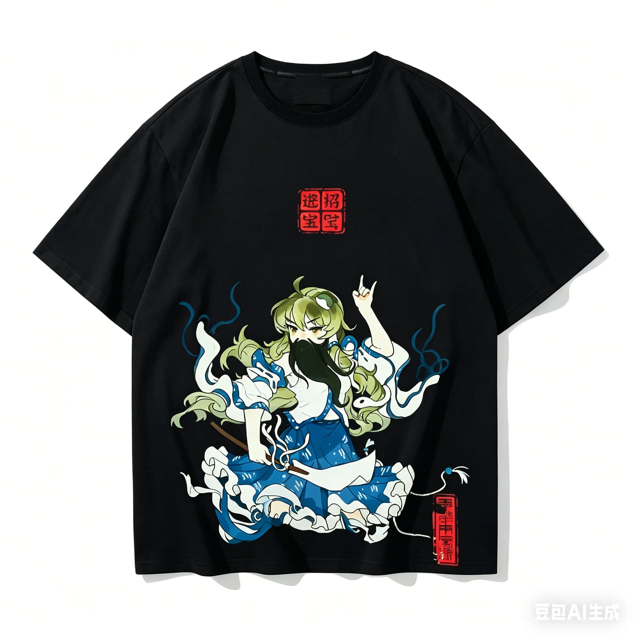 T-shirt Touhou Project pour les amateurs d'anime, vêtements de personnalité toute l'année, vêtements