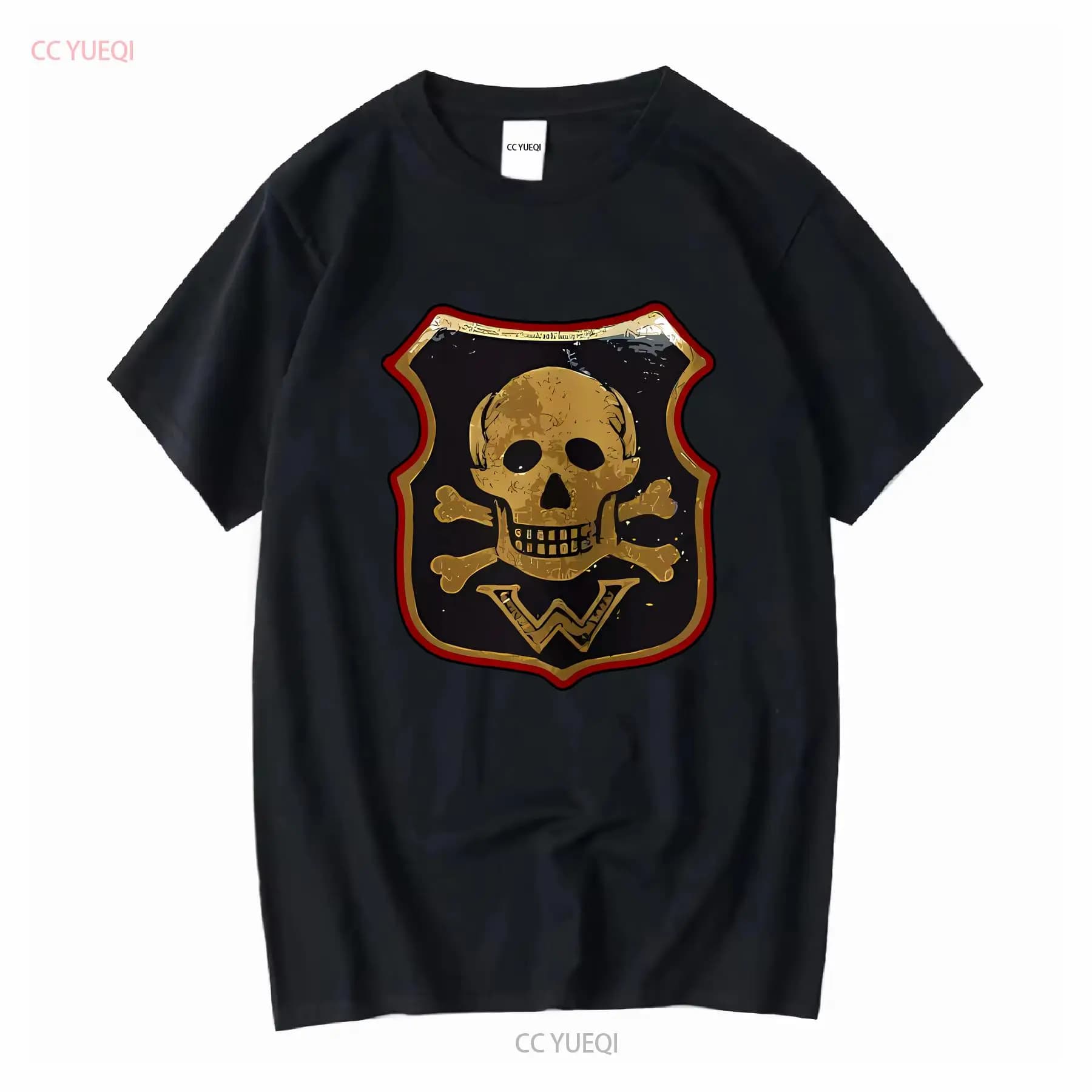 WW1 crâne allemand bouclier Wehrwolf Wehrverband t-shirt militaire impériale manches longues ou cour