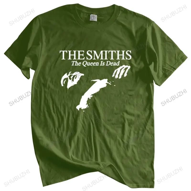 T-shirt d'été pour hommes de la marque teeshirt The smith «The Queen Is Dead»-T-shirt Indie des anné
