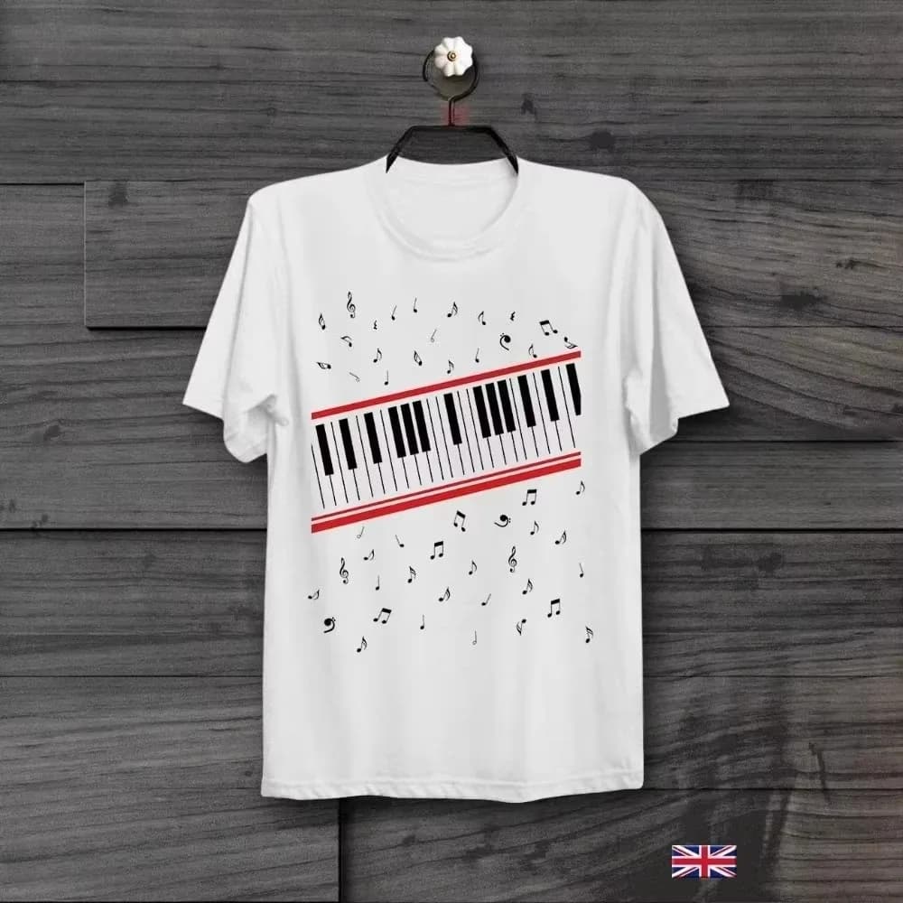 Manches courtes coton homme vêtements Piano Beat It Michael Jackson Mtv vidéo rétro T-shirt grande t