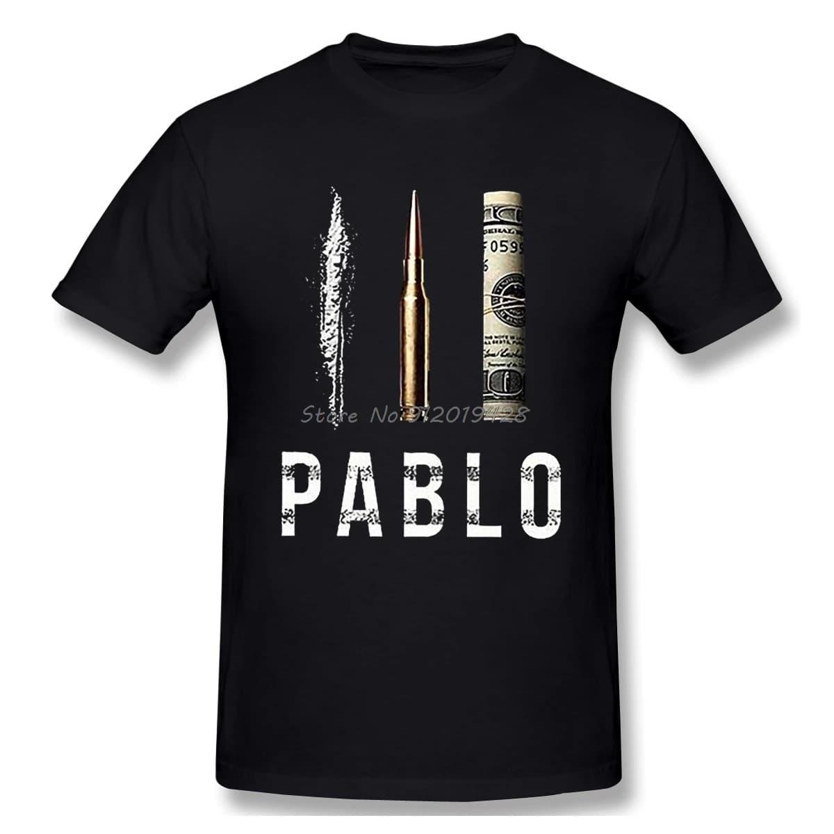Vêtements pour hommes Pablo Escobar, T-shirt décontracté à manches courtes, mode homme, col rond, 10