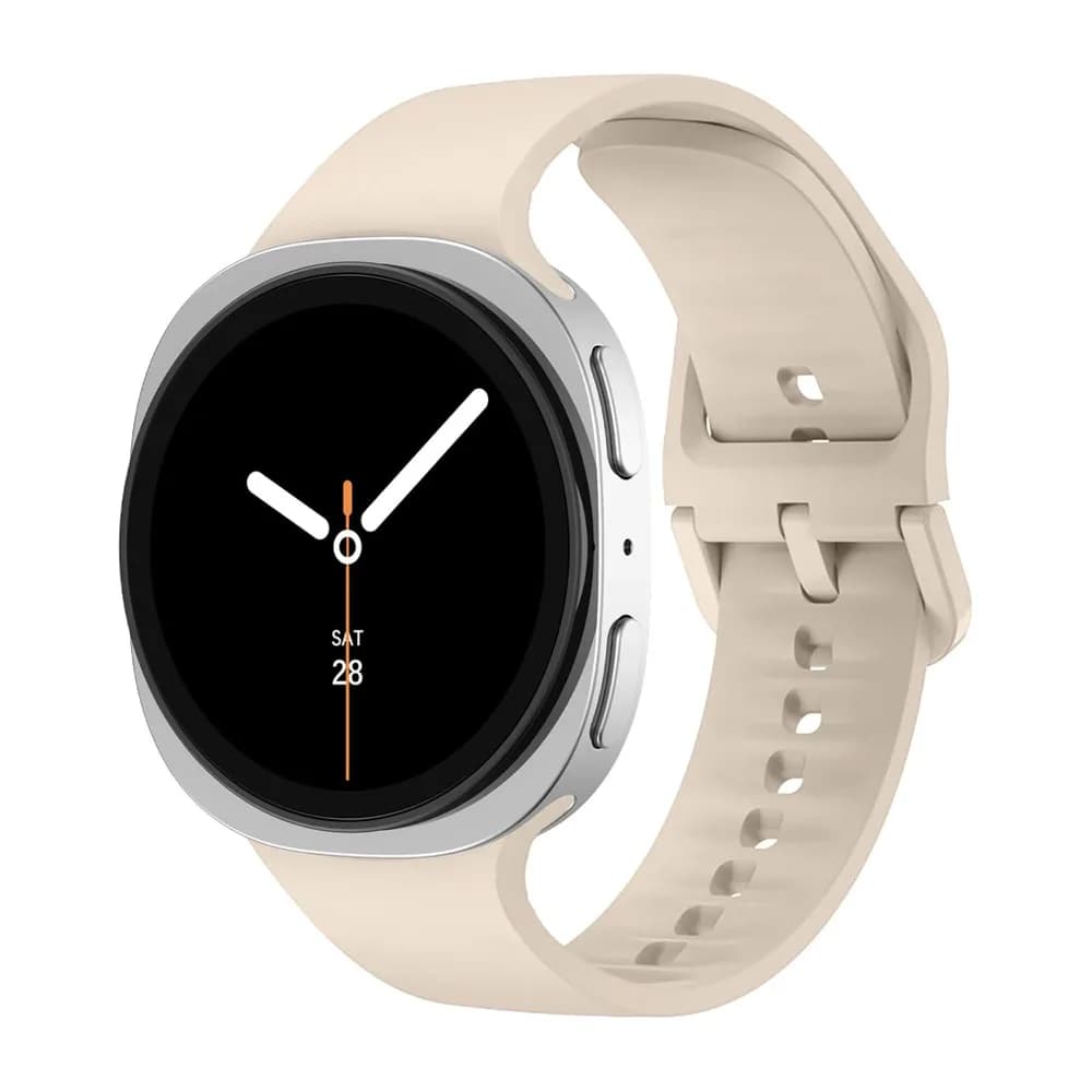 Bracelets de Sport pour Samsung Galaxy watch 8 44mm 40mm 46mm, accessoires de poignet en Silicone, C