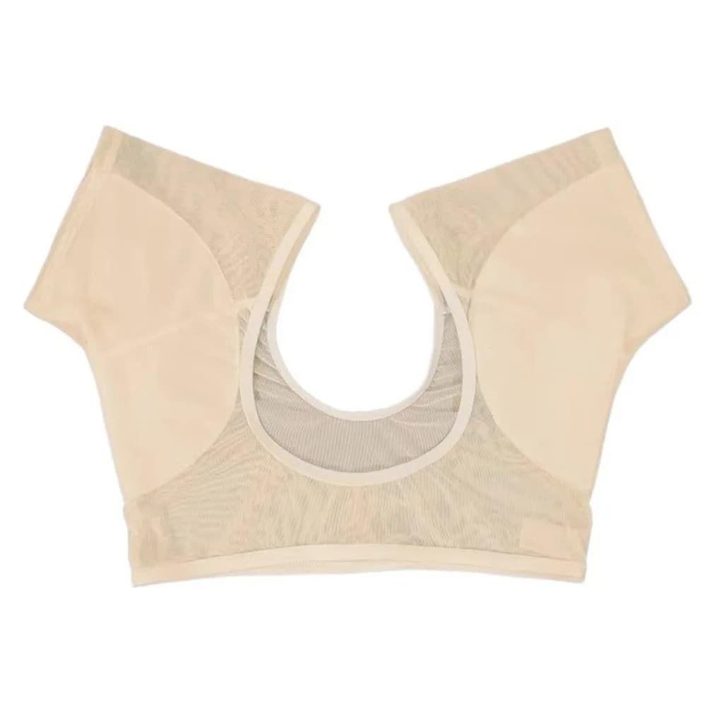Protège-aisselles lavables en forme de T-shirt, réutilisables, respirants, anti-transpiration, anti-