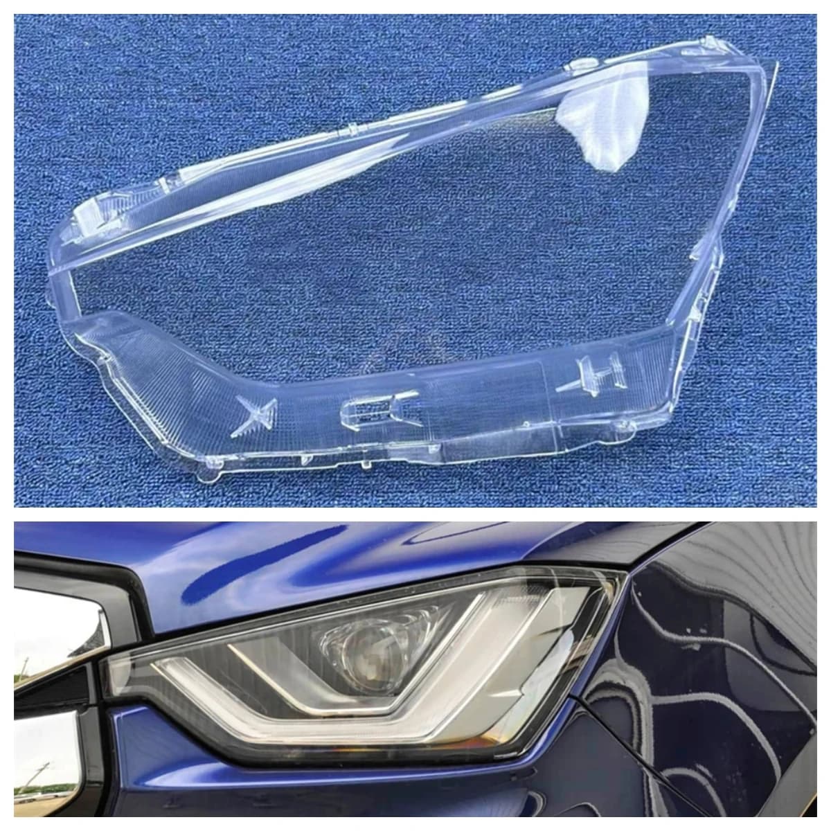 Couvercle de phare avant de voiture, accessoires pour Isuzu D-MAX 2021 2022 2023, coque de lentille