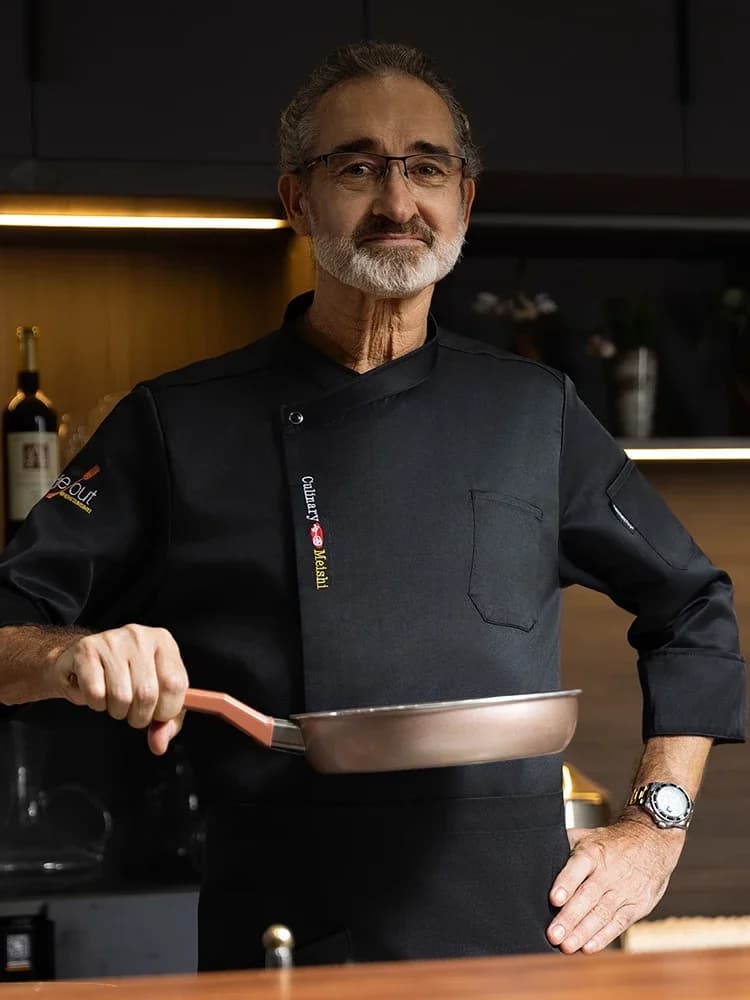 Uniforme de cuisine de restaurant, vestes de chef d'hôtel, vêtements de service alimentaire, chemise