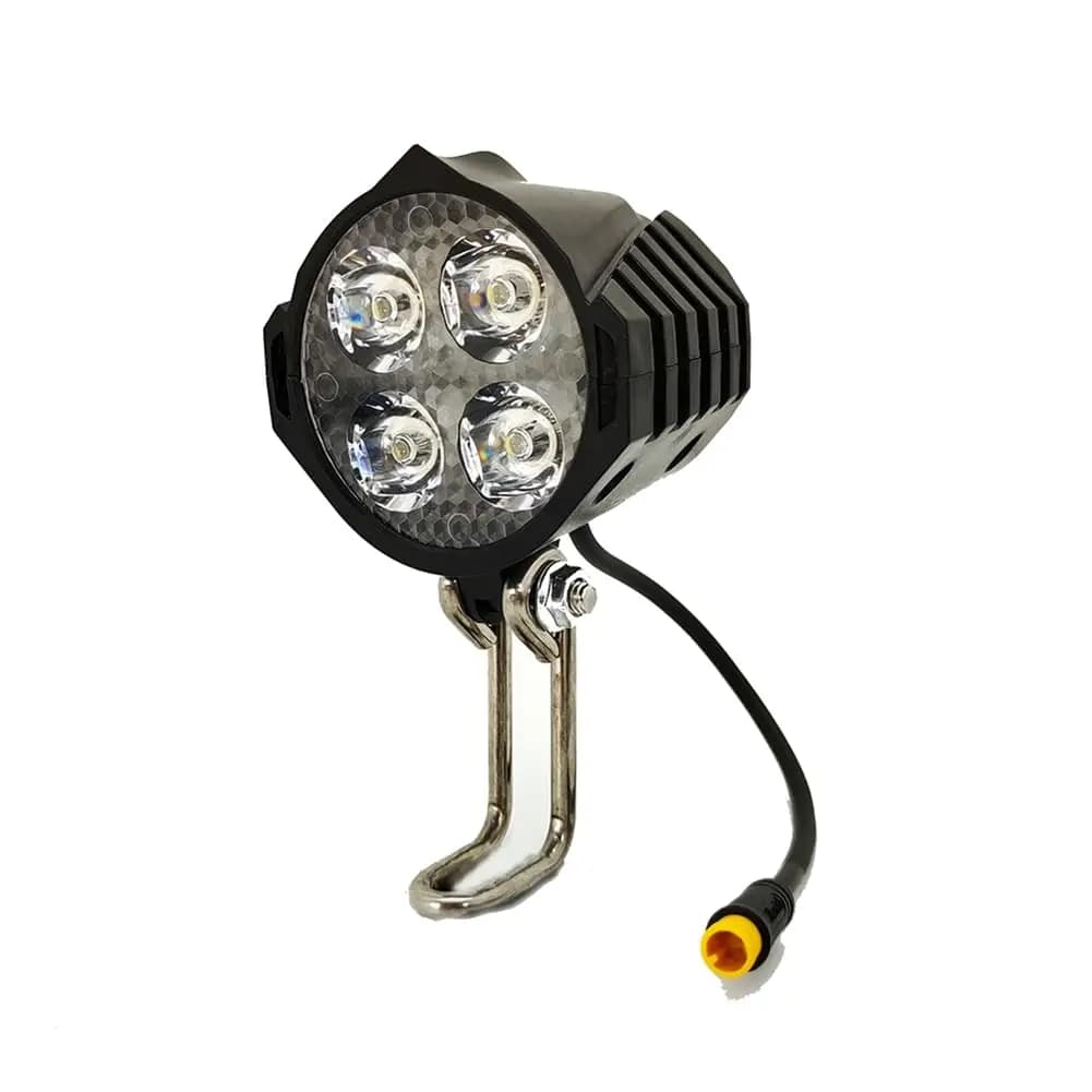 Accessoires de phare LED pour vélo électrique, lampe 36V 48V, phare à 4 LED, phares LED intégrés, kl