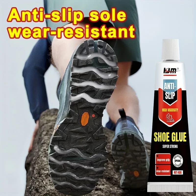 KJM Caoutchouc de poignée à semelle antidérapante : traction robuste pour baskets/chaussures de spor