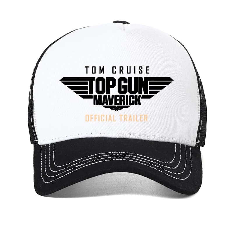 Casquette de baseball respirante Top Gun 2 Maverick, unisexe, été, pour hommes, en maille, style Tik