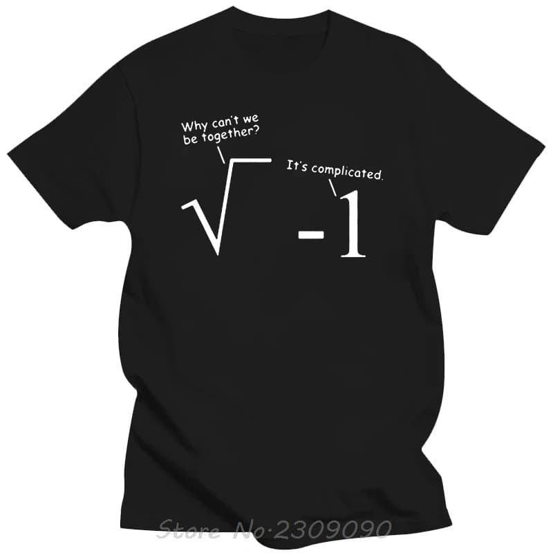 Hommes Geek Mathématiques blague impression T-Shirt coton Hip Hop t-shirts hauts surdimensionné déco