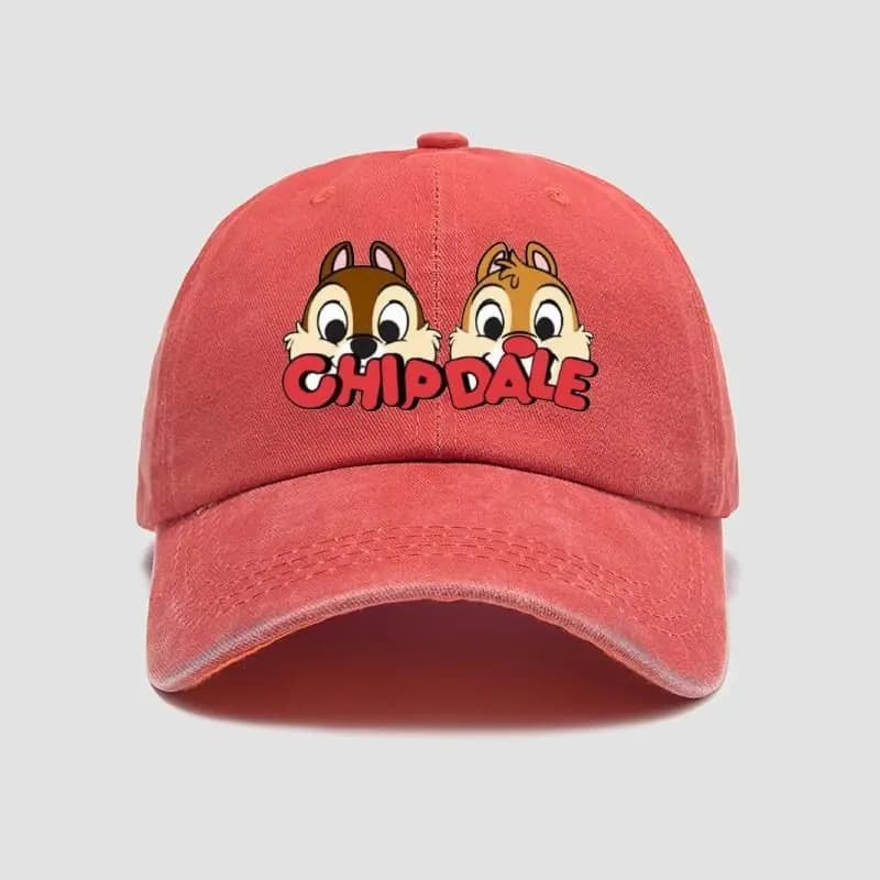 Chapeau Chip Dale de marchandise de dessin animé pour hommes et femmes, casquette de Baseball décont