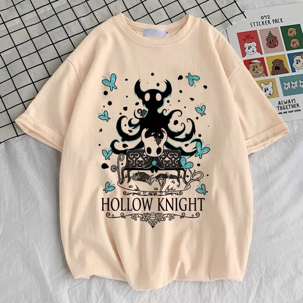 Hollow Knight t-shirt femme confortable années 80 classique Pop Culture esthétique t-shirt anime har