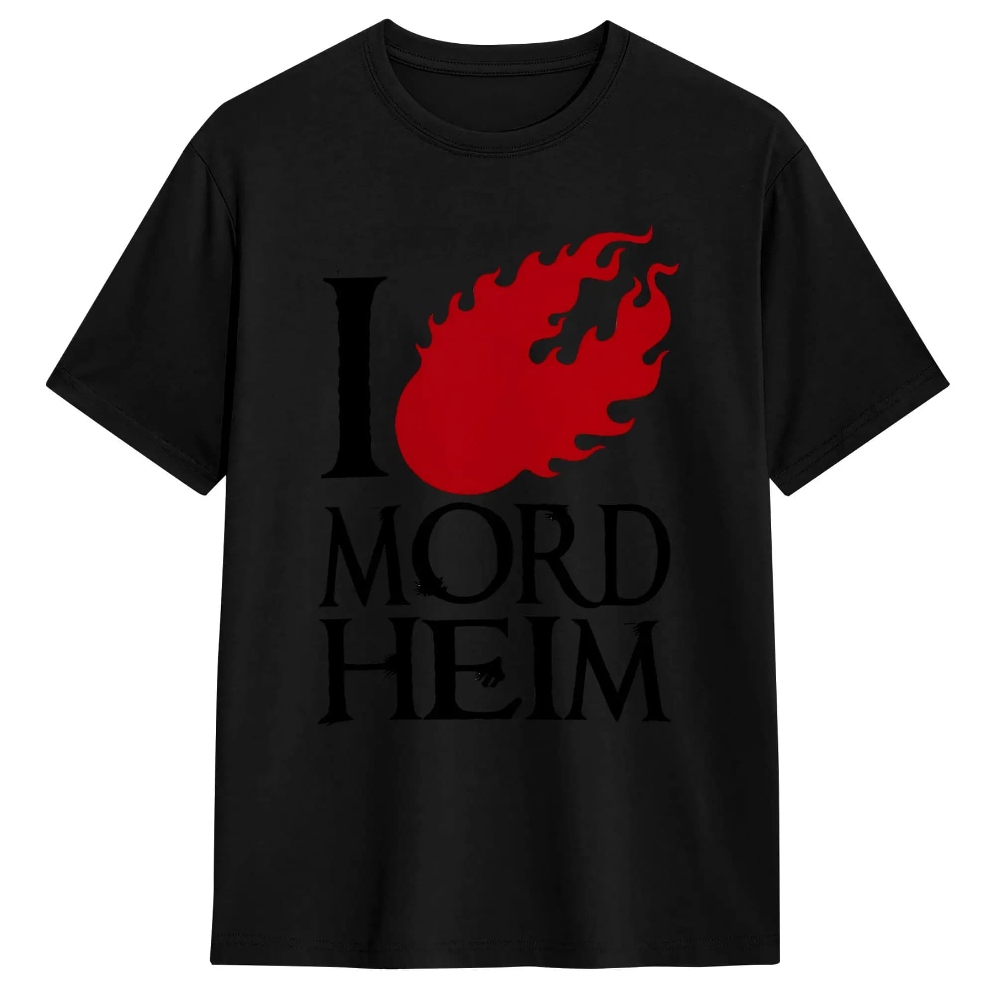 T-shirts pour hommes I Love Mordheim, t-shirt drôle à manches courtes et col rond, 100% coton, vêtem