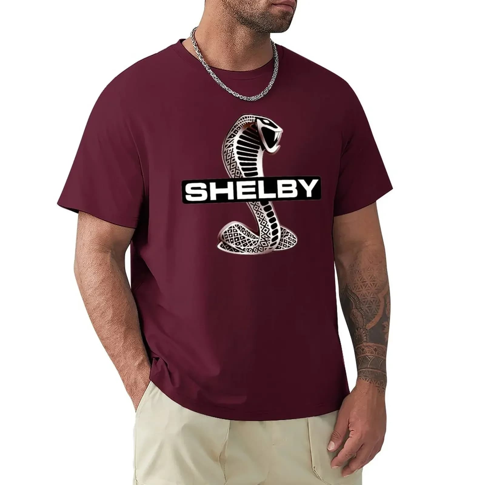 T-shirt graphique RED LIGH SHELBY TING pour hommes, T-shirt graphique, T-shirt manga vintage, T-shir
