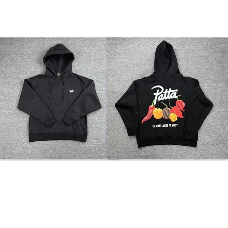 Sweat-shirts à capuche PATTA classiques avec logo imprimé, en molleton, pour hommes et femmes, nouve