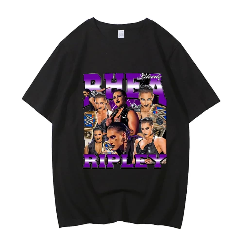 Fête des mères je suis votre Mami Rhea Ripley t-shirts hommes haute qualité coton lundi nuit Mami T-