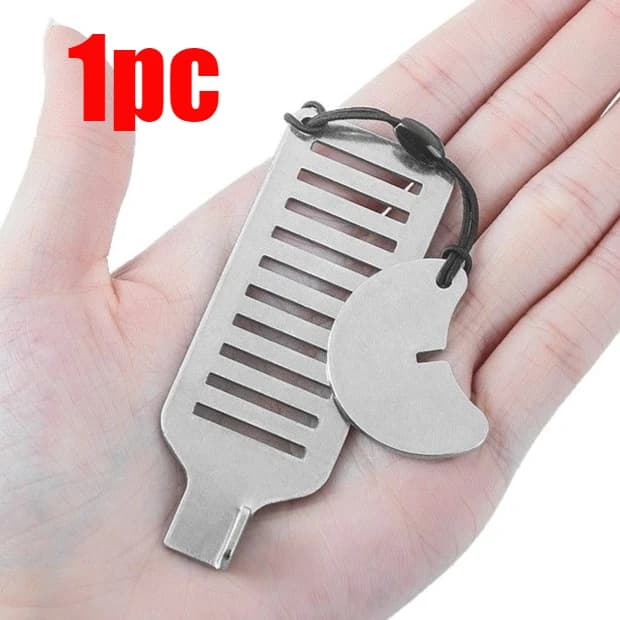 Bloque-porte de sécurité antivol portable 8 cm en acier inoxydable – Outil de sécurité pour la confi
