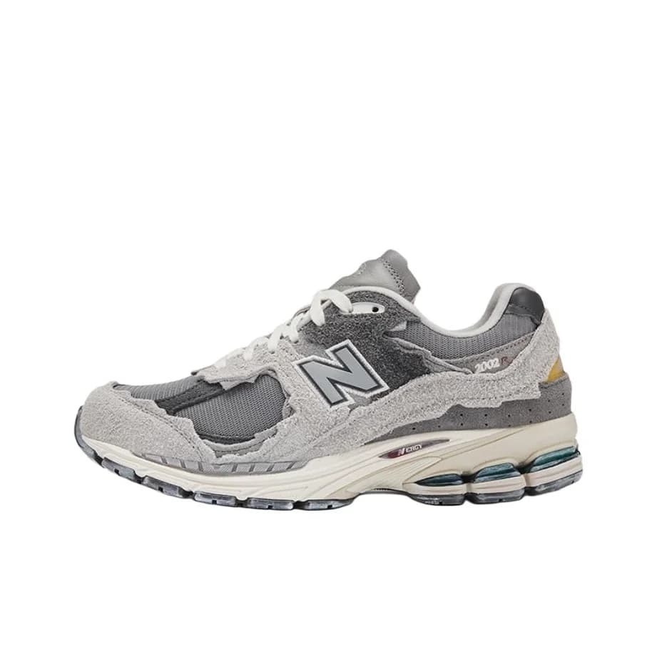 POIZON New Balance NB 2002R Chaussures de course décontractées basses unisexes Cloud Rain Grey M2002
