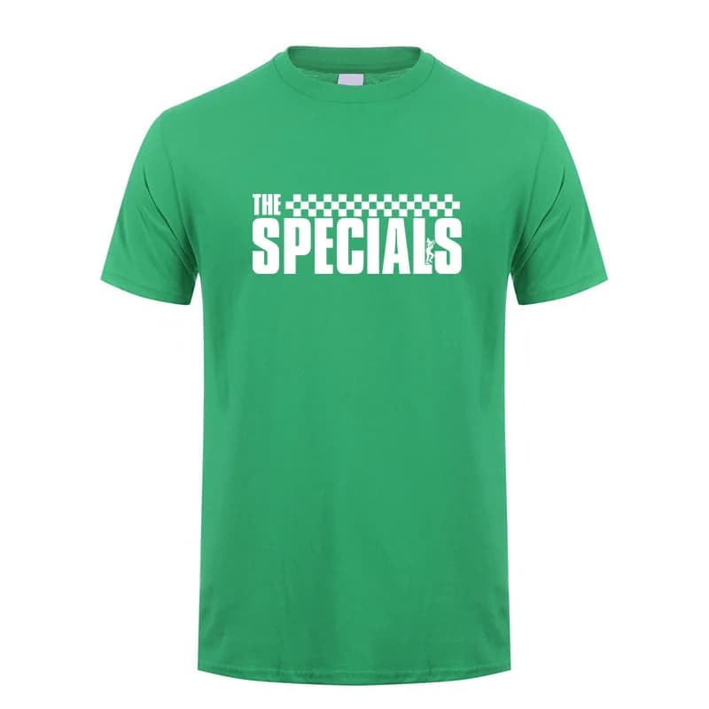 Les spéciaux t-shirt été hommes à manches courtes rétro musique T-shirts Hip-Hop bande hauts homme f