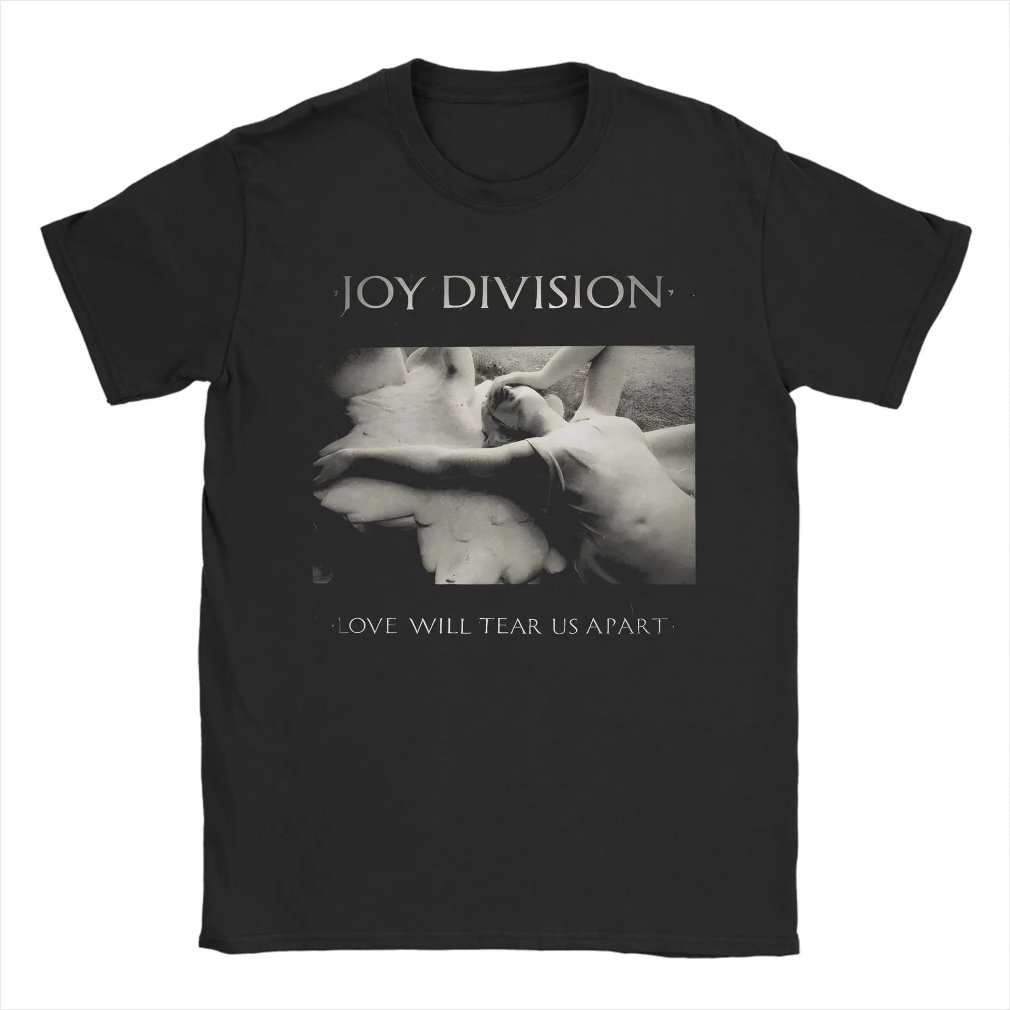 Joy Division rétro Posterart T-Shirts 100% coton amusant T-Shirts col rond Punk Rock Goth t-shirt à