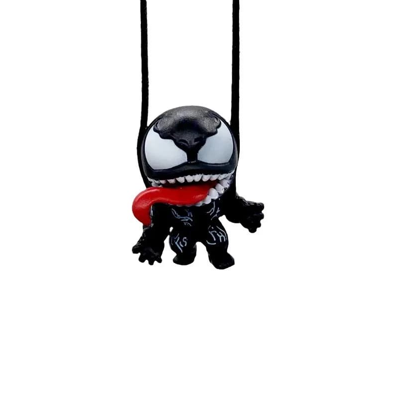 Pendentif de rétroviseur de voiture de dessin animé Venom, Joker, accessoires intérieurs, mini modèl