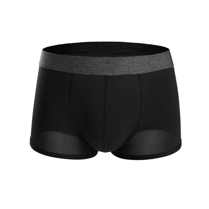 Sous-vêtements pour hommes boxeurs doux taille basse Slip caleçon respirant bas Cueca Boxer Hombre S