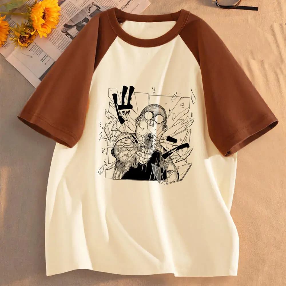 Sakamoto Days t-shirt fille université Pastel 80s gothique Punk t-shirt à la mode Grunge coloré anim
