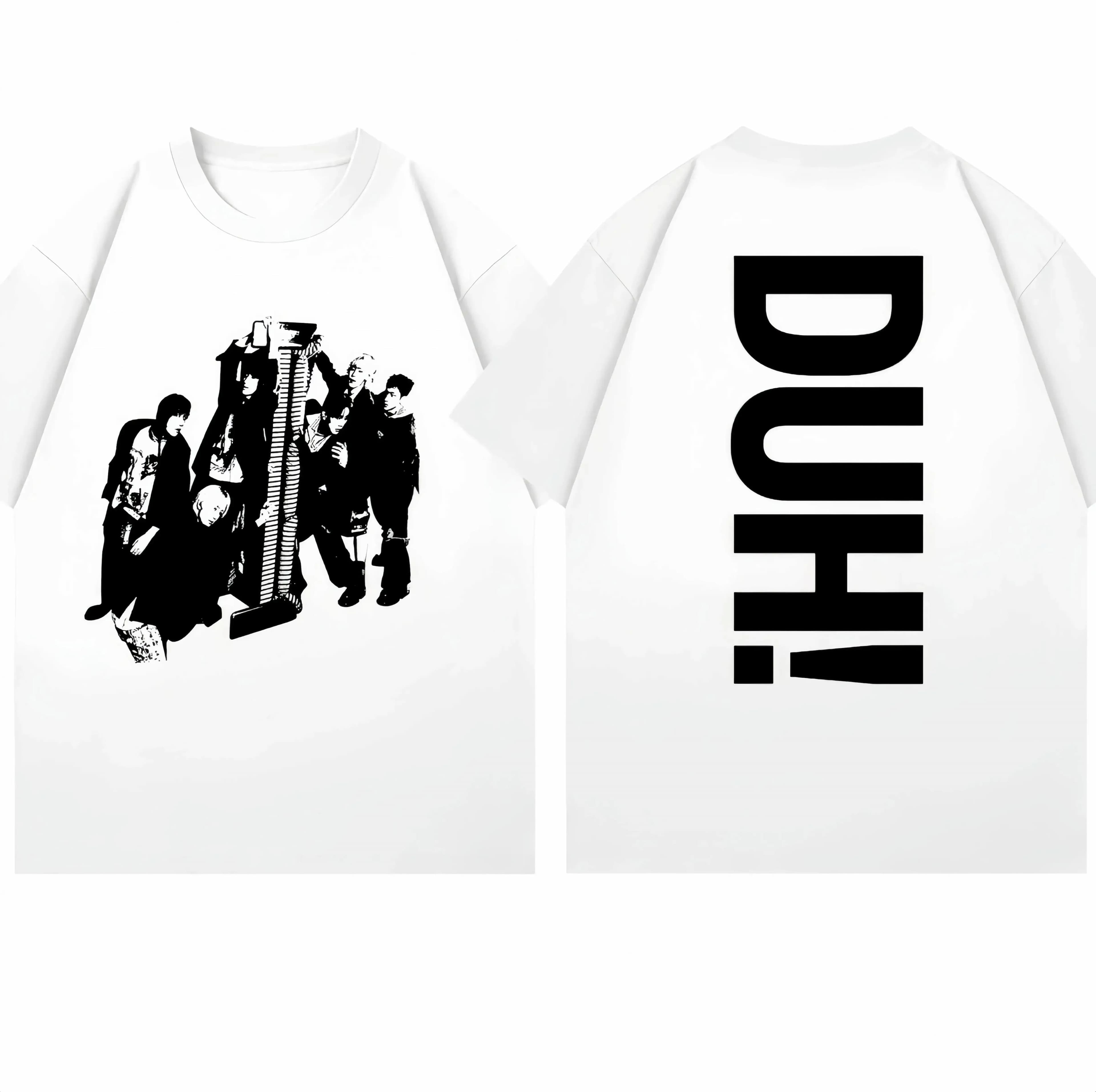SuP1Harmonie DUH! Le T-shirt surdimensionné pour hommes et femmes du même style que ceux qui de la h