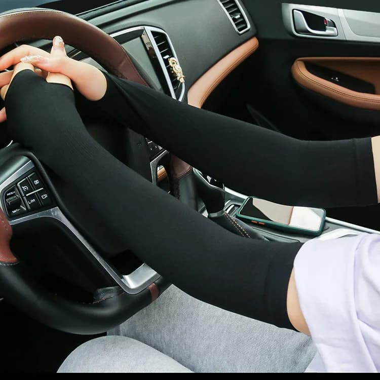 Cool hommes femmes bras manches gants course cyclisme manches pêche vélo Sport Protection bras chauf
