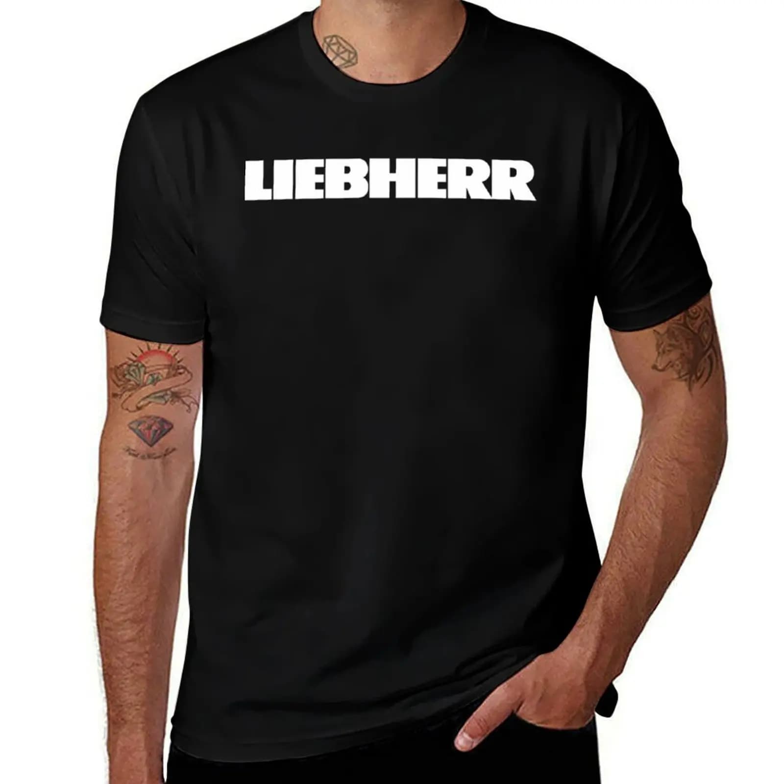 Essentique homme drôle t-shirts liebherr vendeur T-Shirt meilleure chemise pour chemise en coton qua