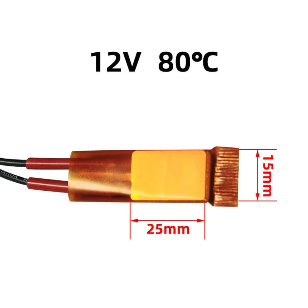 Élément chauffant pour sèche-cheveux, accessoires pour bigoudis, 80-270 degrés Celsius, chauffage PT