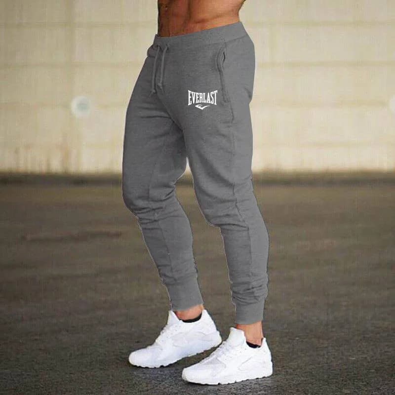 EVERLAST Pantalons de jogging imprimés écologiques pour hommes et femmes, pantalons de course d'auto