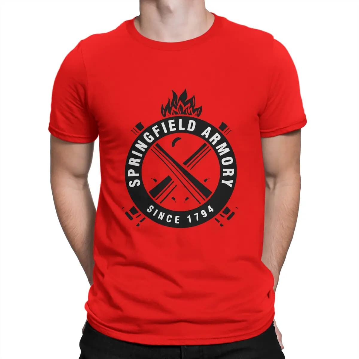 T-shirt col rond homme The Armory, Smith Cool Wesson, 100% coton, humour, qualité supérieure, cadeau