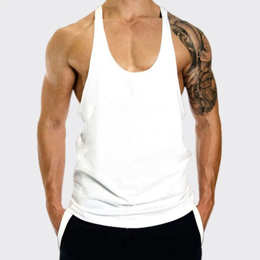 Débardeurs d'été pour hommes, t-shirt sans manches pour la gym, gilet de basket-ball à séchage rapid