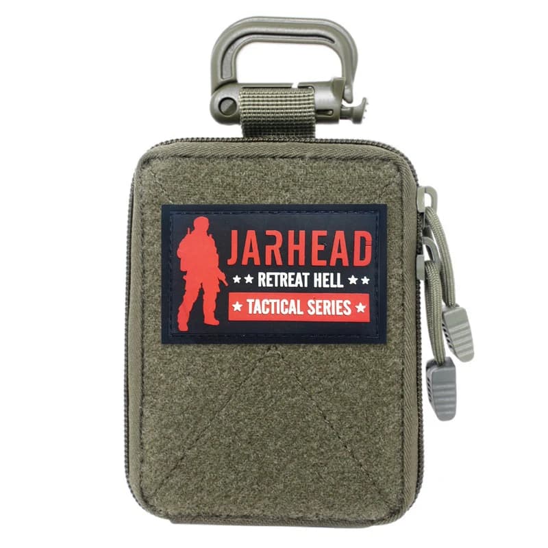 Pochette tactique mini utilitaire EDC, sac d'accessoires Molle avec zone auto-agrippante pour la cha