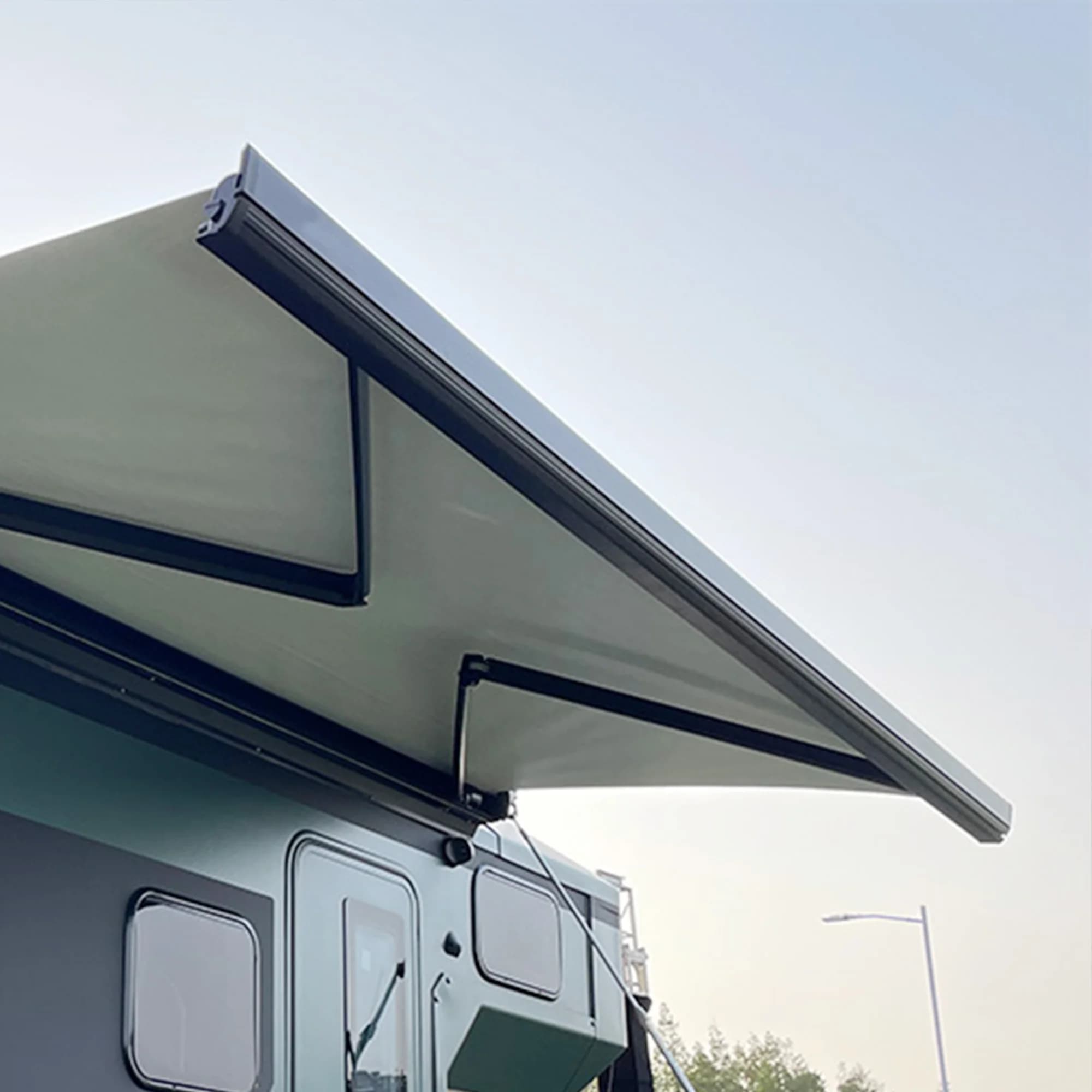 Wareda – auvent rétractable motorisé pour camion électrique, camping-car, Van, avec manivelle, carav