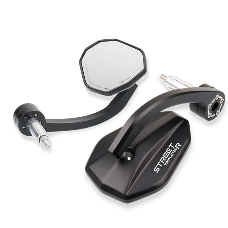 Rétroviseur d'extrémité de barre de poignée, adapté pour Street Triple 675 765 Street Triple R/S Spe